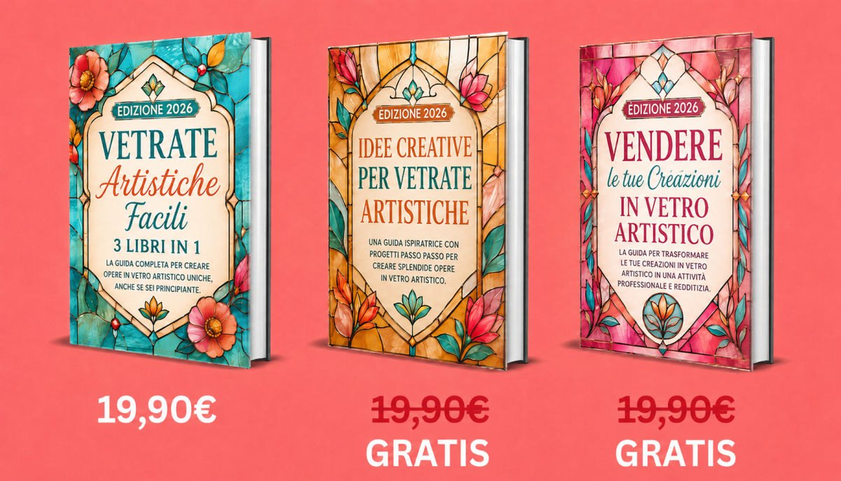 Vetrate Artistiche Facili – Cofanetto 3 libri