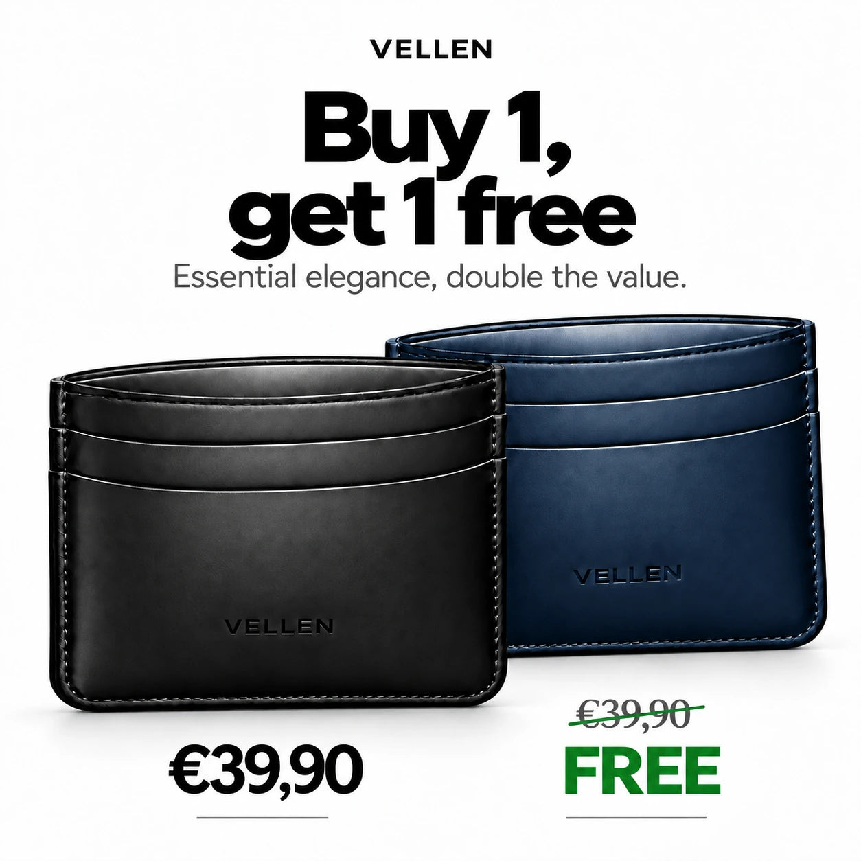 Buy one Vellen cardholder and get the second free